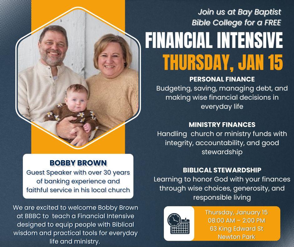 Financial Intensive Announcement